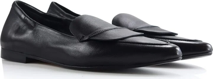 Romy Loafers, Black Leather - Image 2