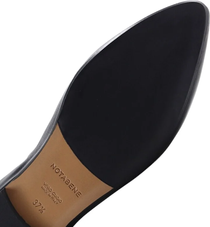 Romy Loafers, Black Leather - Image 5