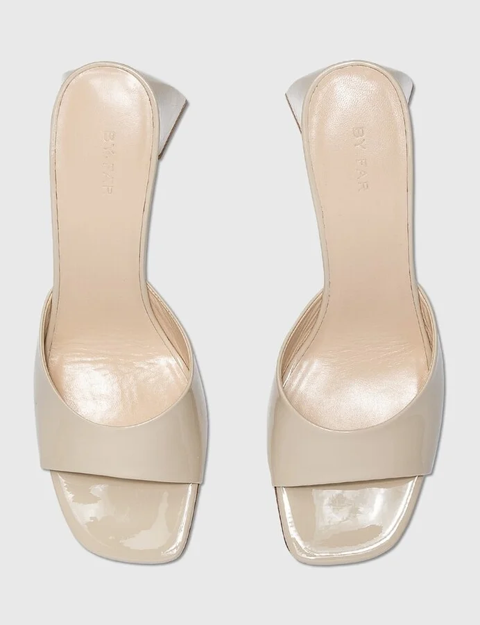 Romy Oatmilk Patent Leather - Image 3