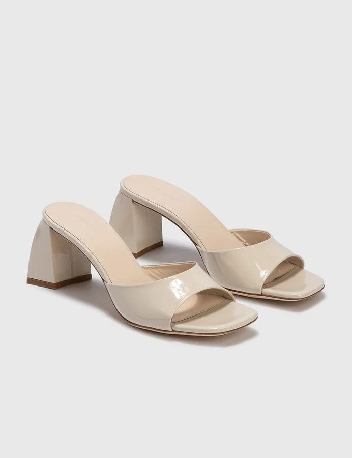Romy Oatmilk Patent Leather - Image 4