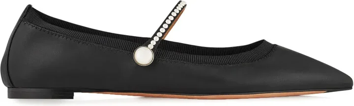 Romy pearl ballerina shoes