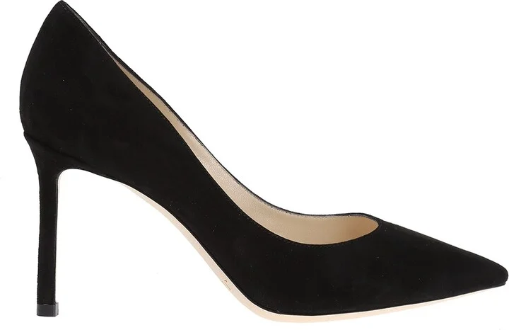 'Romy' Suede Pumps, , - Black