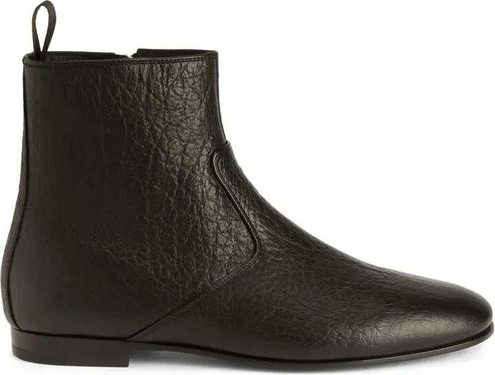 Ron leather ankle boots