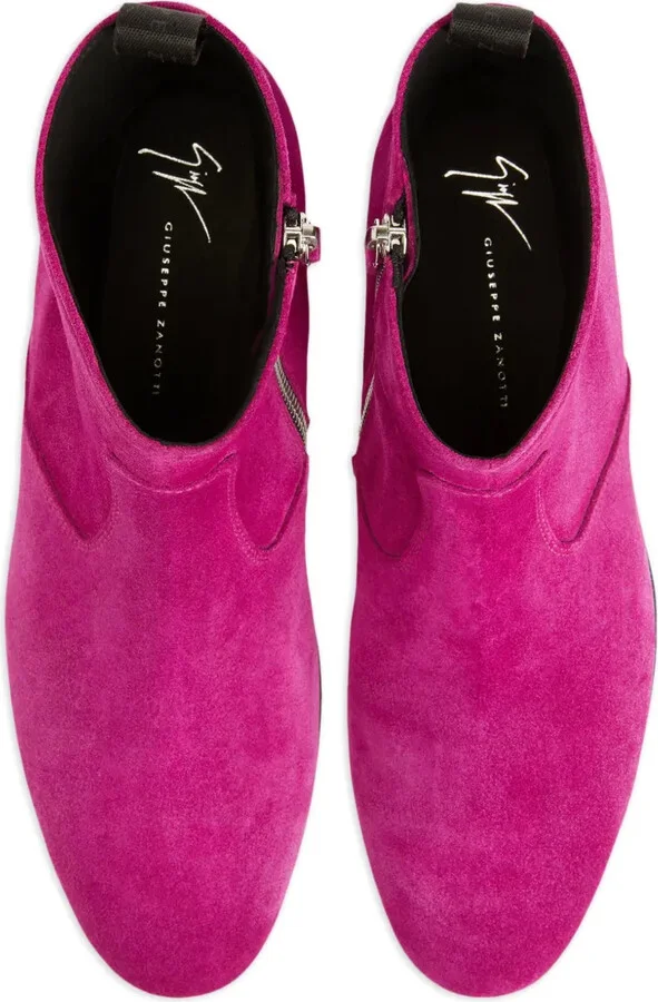 Ron panelled suede ankle boots - Image 4