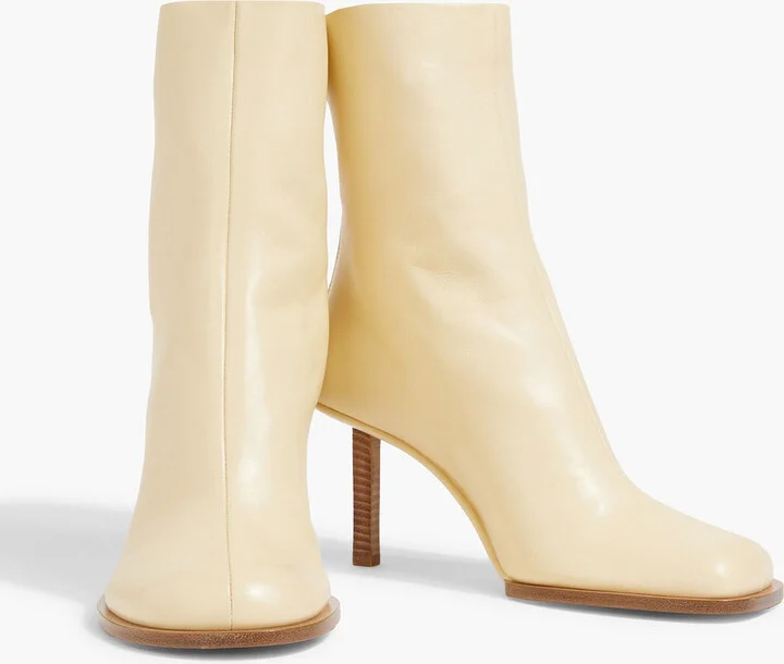 Rond Carré leather ankle boots - Image 6