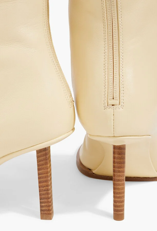 Rond Carré leather ankle boots - Image 9