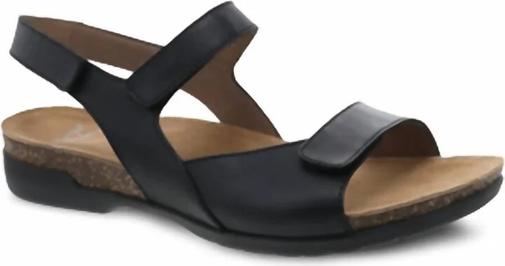 Ronda Milled Nubuck In Black