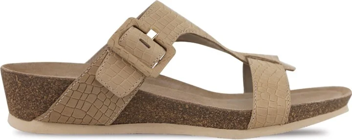 Ronda T-Strap Wedge Slide Sandal - Image 2