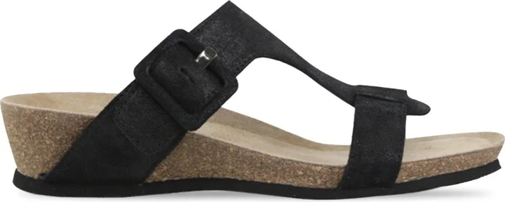 Ronda T-Strap Wedge Slide Sandal - Image 7