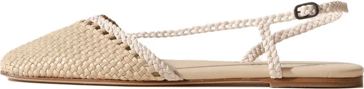 Rondaia woven flat pumps