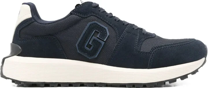 Ronder logo-patch sneakers