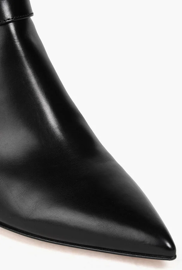 Roni buckled leather ankle boots - Image 4