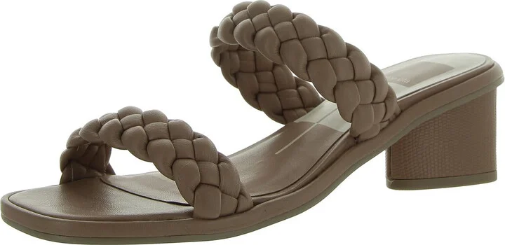 Ronin Womens Braided Square Toe Mule Sandals