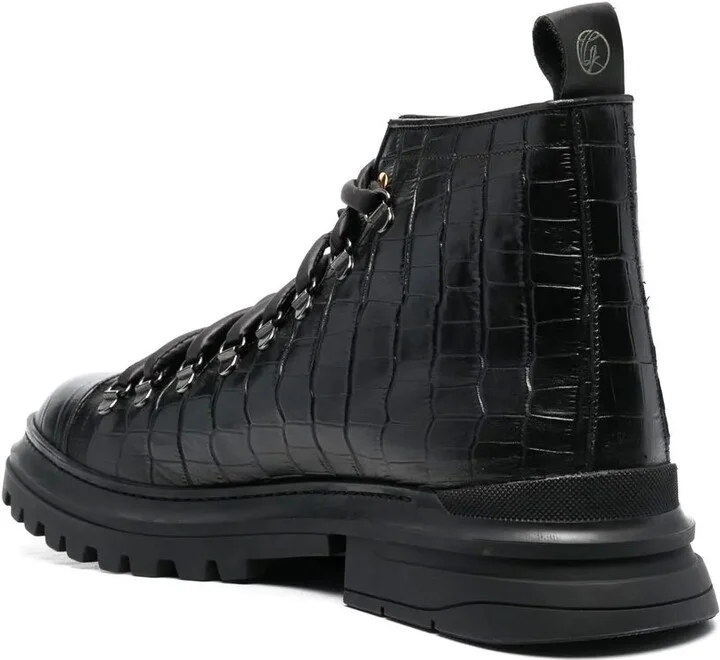 Ronnie Cocco crocodile-effect boots - Image 3