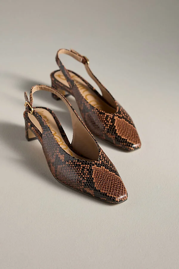Ronnie Slingback Block Heels