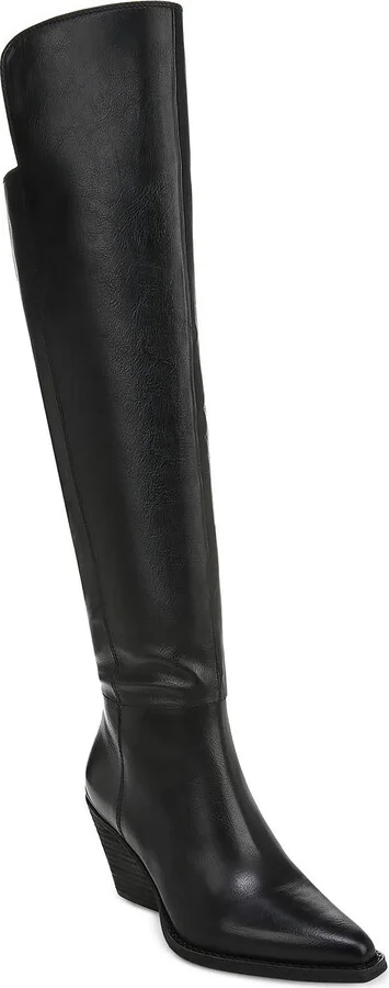 Ronson Womens Microsuede Tall Knee-High Boots