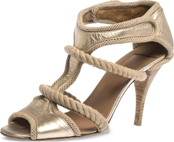 Rope-Detail Leather Sandals - Image 2