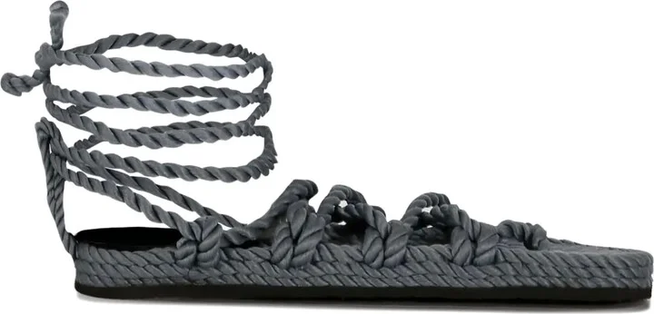 Rope-Lace Sandals