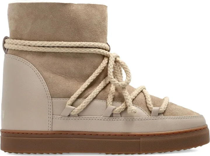 Rope-Lace Snow Boots