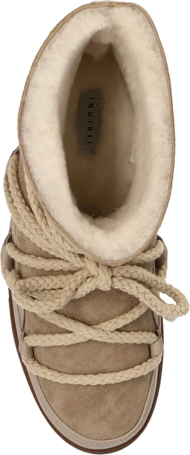 Rope-Lace Suede Boots - Image 3