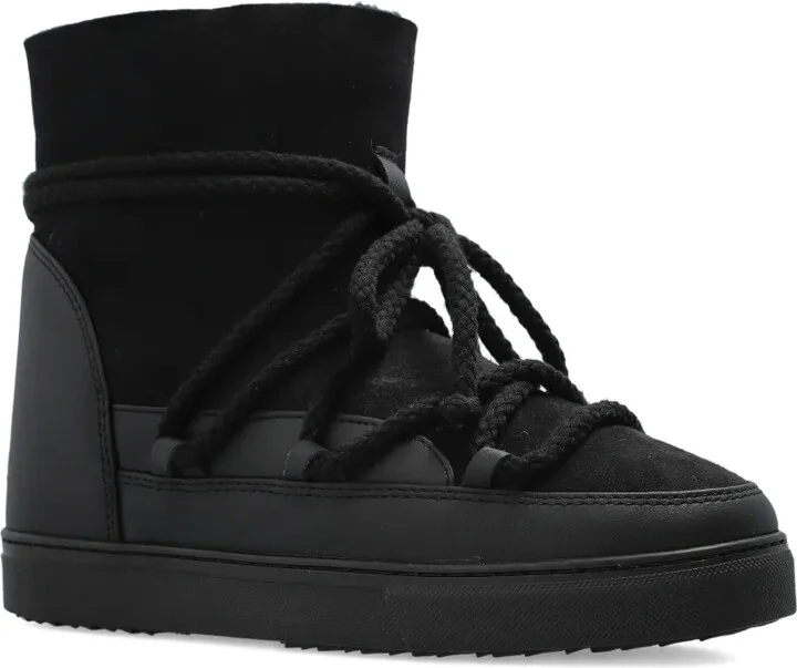 Rope-Laces Leather Snow Boots - Image 2