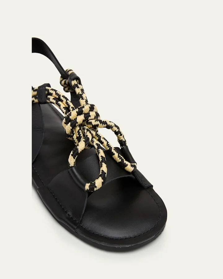 Rope Leather Sandals - Image 5