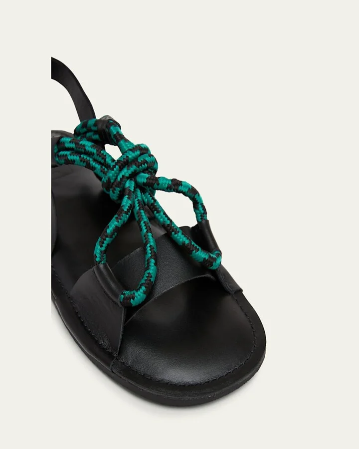 Rope Leather Sandals - Image 9
