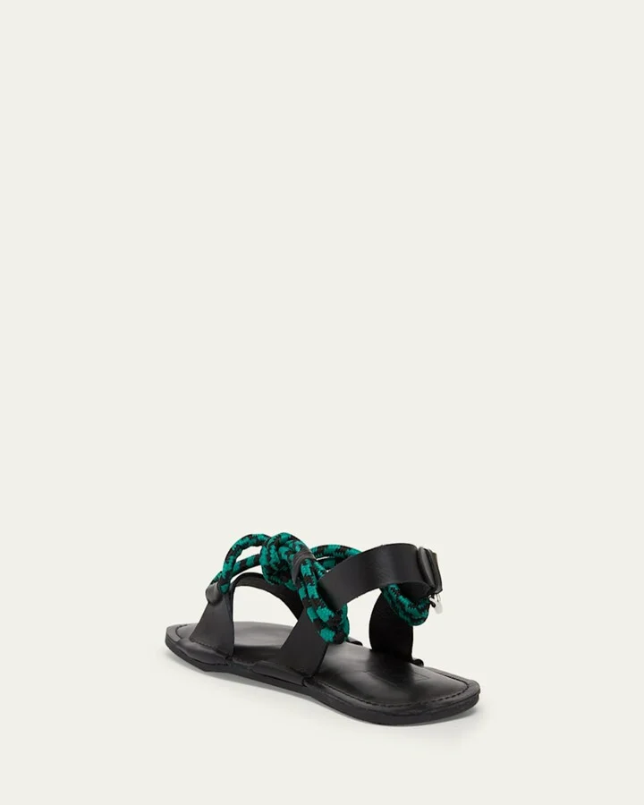 Rope Leather Sandals - Image 11