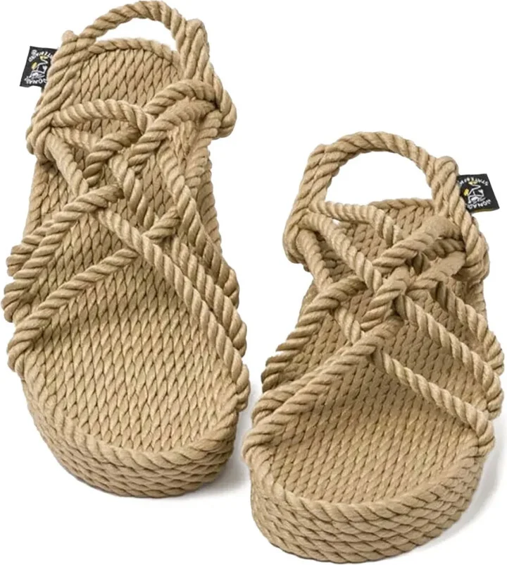 Rope Platform Sandals - Image 3