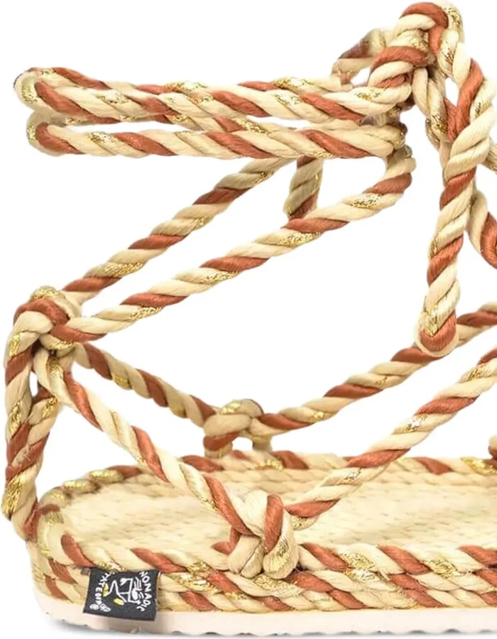 Rope-Tie Flat Sandals - Image 3