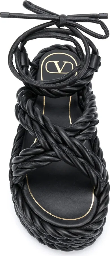 Rope Wedge Sandals - Image 4