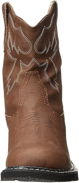Roper 8 Chunk Boot Cowboy Women's Boots Brown : 5 B - Medium, Synthetic - Image 6