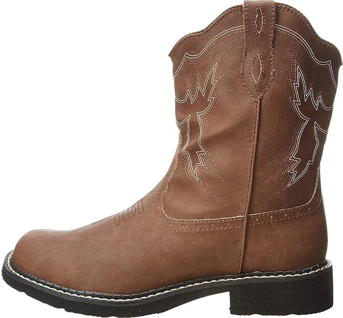 Roper 8 Chunk Boot Cowboy Women's Boots Brown : 5 B - Medium, Synthetic - Image 7