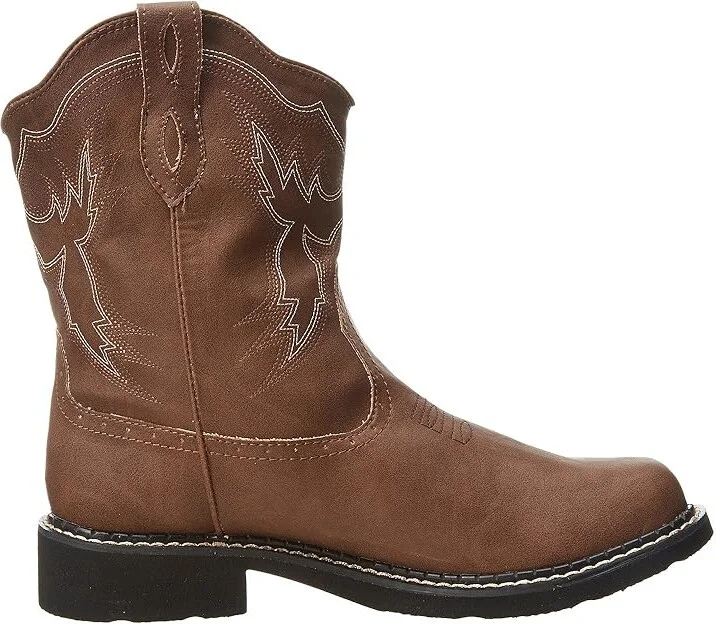 Roper 8 Chunk Boot Cowboy Women's Boots Brown : 5 B - Medium, Synthetic - Image 8