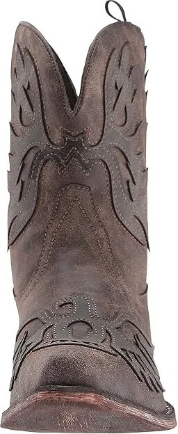 Roper Amelia Cowboy Women's Boots Brown Faux Leather Vamp : 10 B - Medium, Synthetic - Image 6
