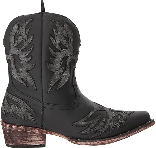 Roper Amelia Cowboy Women's Boots Faux Black Vamp : 10 B - Medium, Synthetic - Image 8