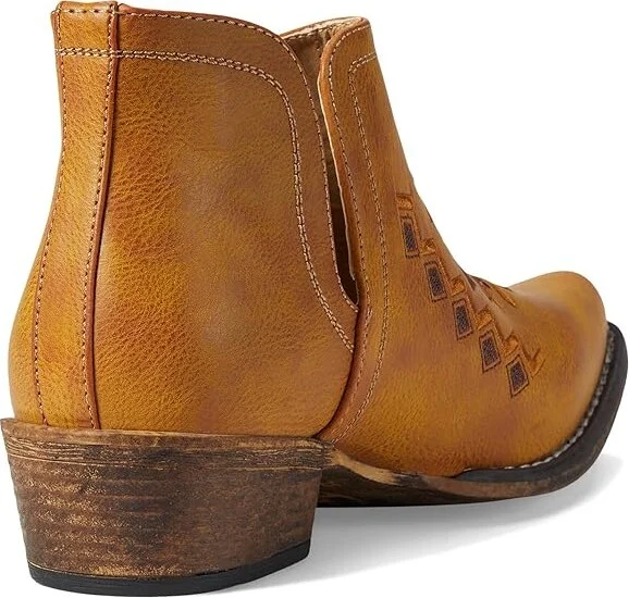 Roper Ava Aztec Cowboy Women's Boots Tan : 6.5 B - Medium, Leather - Image 4