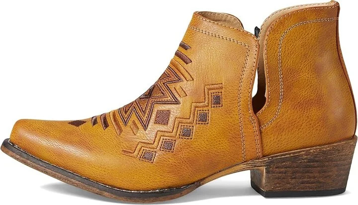 Roper Ava Aztec Cowboy Women's Boots Tan : 6.5 B - Medium, Leather - Image 6