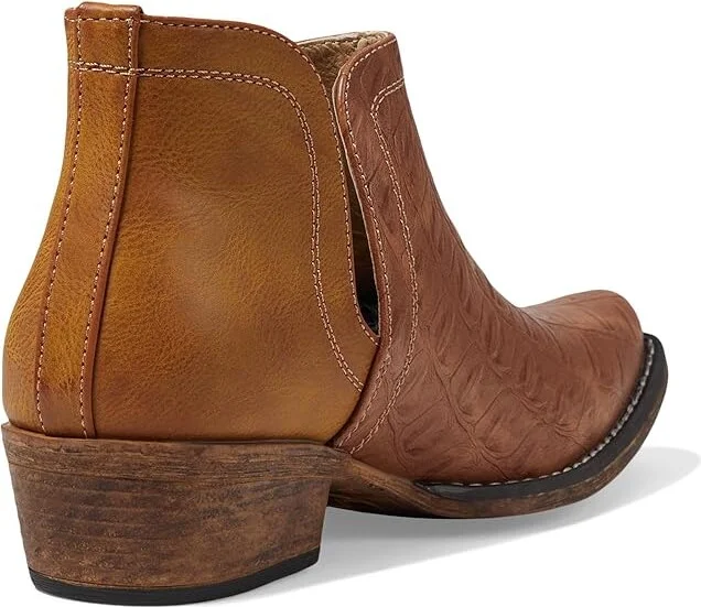 Roper Ava Caiman Cowboy Women's Boots Tan : 9.5 B - Medium, Leather - Image 4