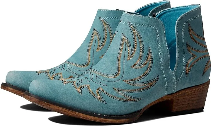 Roper Ava Cowboy Women's Boots Blue : 10.5 M, Synthetic
