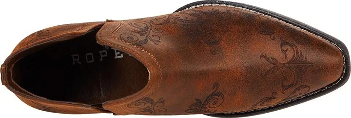 Roper Ava Cowboy Women's Boots Brown 2 : 5.5 M, Synthetic - Image 2