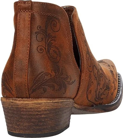 Roper Ava Cowboy Women's Boots Brown 2 : 5.5 M, Synthetic - Image 4