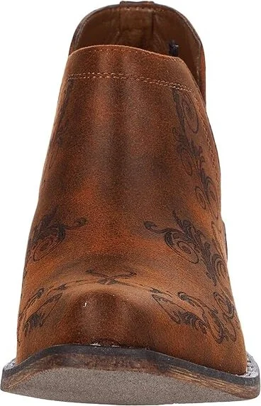 Roper Ava Cowboy Women's Boots Brown 2 : 5.5 M, Synthetic - Image 5