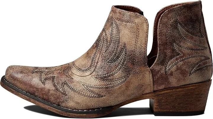Roper Ava Cowboy Women's Boots Tan 1 : 10 M, Synthetic - Image 5
