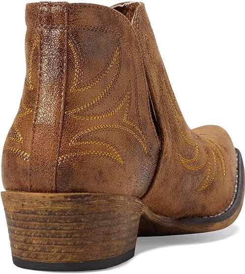 Roper Ava Cowboy Women's Boots Tan 1 : 5.5 M, Synthetic - Image 4