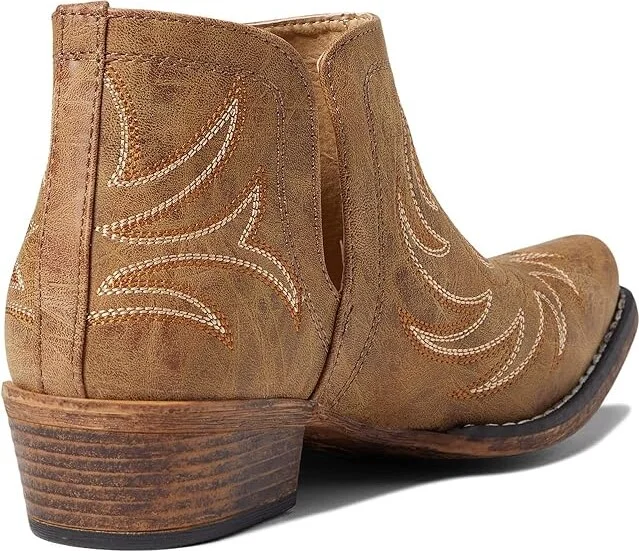 Roper Ava Cowboy Women's Boots Tan 4 : 10 M, Synthetic - Image 4