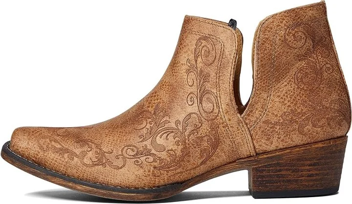 Roper Ava Cowboy Women's Boots Tan 5 : 10 M, Synthetic - Image 5