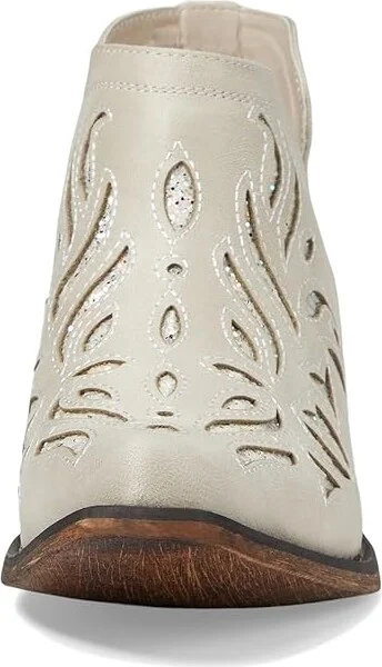 Roper Ava Glitz Cowboy Women's Boots White : 10.5 B - Medium, Leather - Image 2