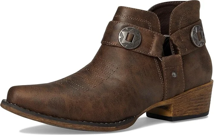 Roper Ava Harness Cowboy Women's Boots Brown : 9 B - Medium - Image 5