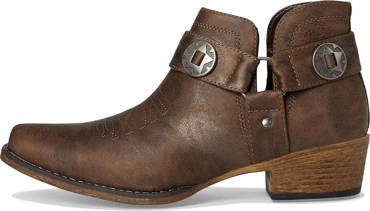 Roper Ava Harness Cowboy Women's Boots Brown : 9 B - Medium - Image 6